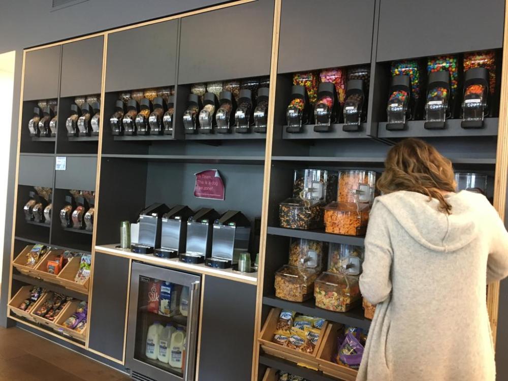 Snack Dispenser at Pinterest Office