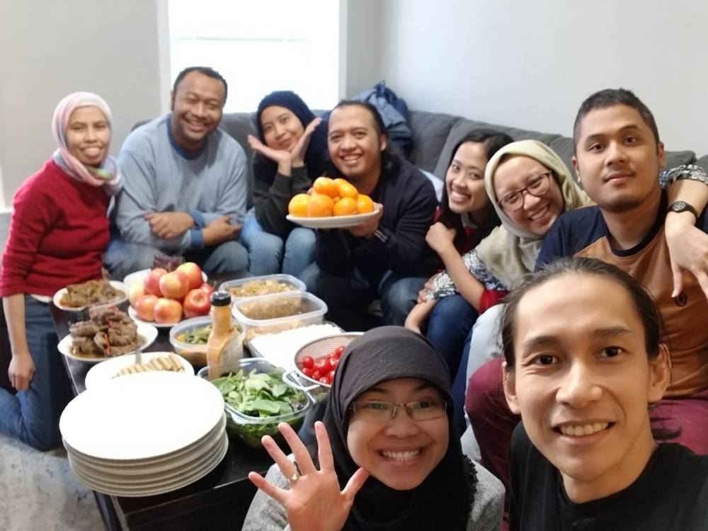 Makan siang di Chicago