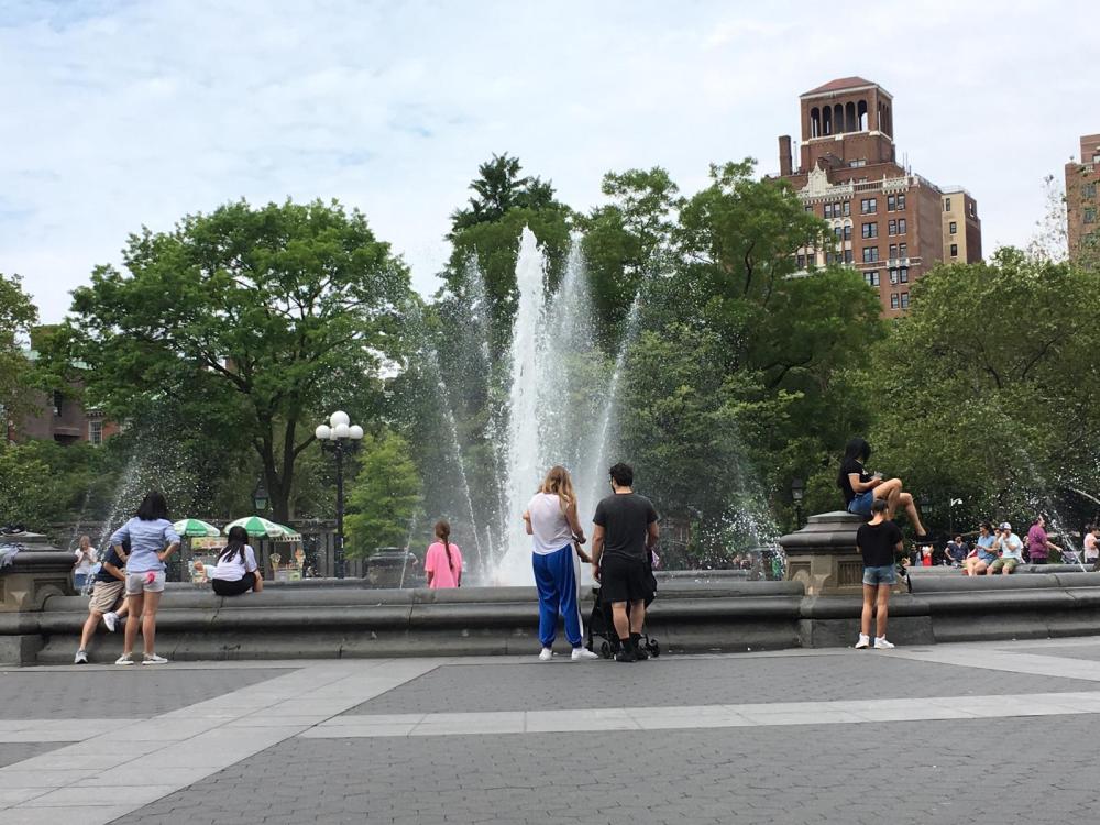 Water Fountain Washington Square Park