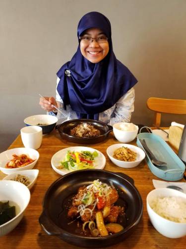 Lunch at Ied Halal Korean Food, Itaewon