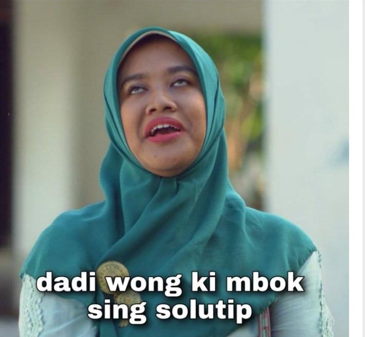 Bu Tejo: Dadi wong ki mbok sing solutip